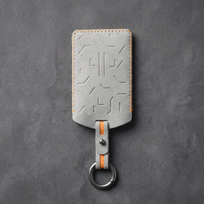 Zeekr Hand-Stitched Alcantara Key Fob Cover – Card Key