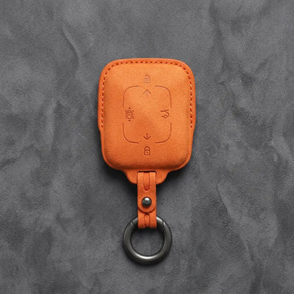 Zeekr Hand-Stitched Alcantara Key Fob Cover – Square Smart Key